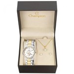 Ficha técnica e caractérísticas do produto Relógio Champion Feminino Ref: Cn29356d Bicolor + Semijóia