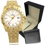 Ficha técnica e caractérísticas do produto Relógio Champion Masculino Dourado Branco CA31337H