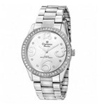 Ficha técnica e caractérísticas do produto Relógio Champion Passion Feminino Ch24464Q Strass Prata