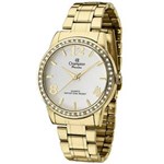 Ficha técnica e caractérísticas do produto Relógio Champion Passion Feminino Strass CH24204H - Dourado