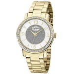 Ficha técnica e caractérísticas do produto Relógio Champion Passion Feminino Strass CH24599H - Dourado