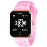 Ficha técnica e caractérísticas do produto Relógio Champion Pulseira Rosa Smartwatch - CH50006R