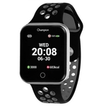 Ficha técnica e caractérísticas do produto Relógio Champion Smart Bluetooth 4.0 Prata Pulseira Preta e Cinza CH50006C Smartwatch