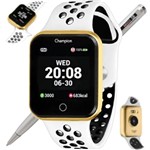 Ficha técnica e caractérísticas do produto Relógio Champion Smartwatch Bluetooth 4.0 CH50006B Dourado/Branco