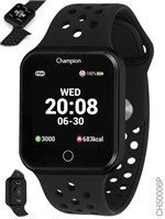 Ficha técnica e caractérísticas do produto Relógio Champion Smartwatch Bluetooth 4.0 Preto Ch50006p + Pulseira de Silicone Extra