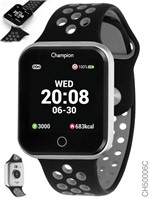 Relógio Champion Smartwatch Preto e Cinza Bluetooth 4.0 CH50006C BE SMART