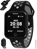 Ficha técnica e caractérísticas do produto Relógio Champion Smartwatch Preto e Cinza Bluetooth 4.0 CH50006d