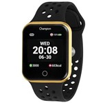 Ficha técnica e caractérísticas do produto Relógio Champion Smartwatch Preto e Dourado CH50006U