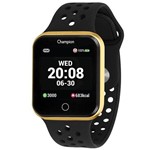 Relógio Champion Smartwatch Preto e Dourado CH50006U