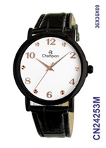 Ficha técnica e caractérísticas do produto Relógio Champion Social CN24253M Preto Fundo Branco