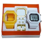 Ficha técnica e caractérísticas do produto Relógio Champion Yot Unissex Troca Pulseira Amarelo Transparente Cp40180x-81758