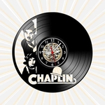 Relógio Charles Chaplin Diretor Filmes Series TV Vinil LP