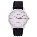 Relógio Citizen Automático Preto Couro Masculino NH8350-08B