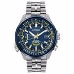 Ficha técnica e caractérísticas do produto Relógio Citizen Blue Angels Eco-Drive Titanium CB0147-59L