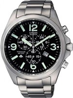 Ficha técnica e caractérísticas do produto Relógio Citizen Cronograph Eco-drive TZ30142D Titanium