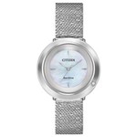 Ficha técnica e caractérísticas do produto Relógio Citizen Eco-Drive Ambiluna Diamond Ladies Silver