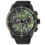 Ficha técnica e caractérísticas do produto Relógio Citizen Masculino Eco Drive Green Rubber TZ30786G