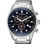 Ficha técnica e caractérísticas do produto Relógio Citizen Masculino Prata Eco-Drive TZ20742F Analógico 10 Atm Cristal Mineral
