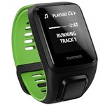 Relógio Gps Tomtom Runner 3 Cardio Music Preto/verde