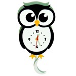 Ficha técnica e caractérísticas do produto Relógio com Movimento Coruja