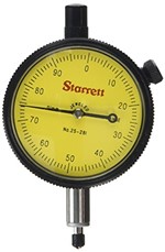 Ficha técnica e caractérísticas do produto Relógio Comparador Série 25 Resolção 0,01mm Graduação do Mostrador 0-100 Starrett 25-281J-8 25-281J-8