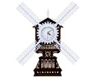 Ficha técnica e caractérísticas do produto Relógio Concept Moinho de Vento - ME Criative - 38X44cm