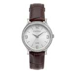 Ficha técnica e caractérísticas do produto Relógio Condor Bracelete Feminino Prata CO2039BK/2K