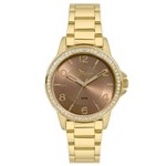 Ficha técnica e caractérísticas do produto Relógio Condor Feminino Bracelete Dourado - Co2035kwn/k4m