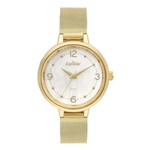 Ficha técnica e caractérísticas do produto Relógio Condor Feminino Bracelete Dourado CO2036KWY/4B Mostr