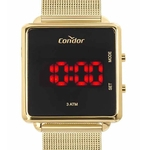 Ficha técnica e caractérísticas do produto Relógio Condor Feminino Digital Led COJHS31BAA/4X Dourado