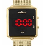 Ficha técnica e caractérísticas do produto Relógio Condor Led Digital Adulto Dourado COJHS31BAA/4X