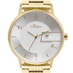 Ficha técnica e caractérísticas do produto Relógio Condor Masculino Casual Grande COGM10AA/4K Dourado