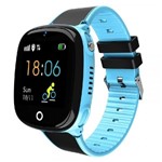 Relógio Criança Smart Watch Infantil Localizador Gps Azul HW11 - Imp