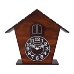 Ficha técnica e caractérísticas do produto Relógio Cuco Ferrugem 6701-272 Herweg - Marrom