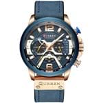 Ficha técnica e caractérísticas do produto Relógio Curren Luxury (Azul)