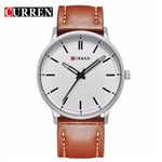 Relógio Curren Masculino Couro Quartz Modelo 8233