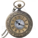 Ficha técnica e caractérísticas do produto Relógio de Bolso Roman Vintage Quartzo