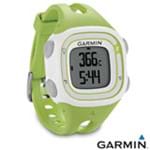 Ficha técnica e caractérísticas do produto Relógio de Corrida Garmin com GPS Forerunner 10 Verde e Branco