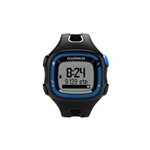 Ficha técnica e caractérísticas do produto Relógio com Monitor Cardíaco Garmin Forerunner 15 Gps Preto e Azul