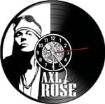 Ficha técnica e caractérísticas do produto Relógio de Disco de Vinil Axl Rose