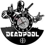 Ficha técnica e caractérísticas do produto Relógio de Disco de Vinil Deadpool