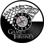 Ficha técnica e caractérísticas do produto Relógio de Disco de Vinil Game Of Thrones Stark
