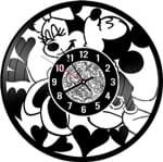 Ficha técnica e caractérísticas do produto Relógio de Disco de Vinil Mickey e Minnie