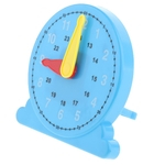 Ficha técnica e caractérísticas do produto Relógio De Ensino De Plástico Número & Tempo Puzzles Brinquedo Tempo Auxiliar Educacional Presente