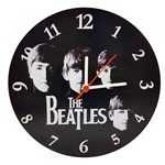 Ficha técnica e caractérísticas do produto Relógio de Madeira 28cm The Beatles - Naira - Ddp/pre/ddp