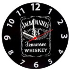 Relógio de Madeira Mdf 28cm Jack Daniels Whiskey - Naira - Ddp/pre/ddp