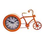 Relógio de Mesa Bicicleta Amarela Vintage