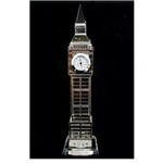 Relogio de Mesa Big Ben Londres Vidro Led Decorativo Fosco - Jojo