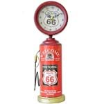 Ficha técnica e caractérísticas do produto Relógio de Mesa Bomba de Combustível Historic Route 66 Retrô