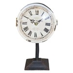 Ficha técnica e caractérísticas do produto Relógio de Mesa Bordeaux Ferro Normann Oldway 30x15x14